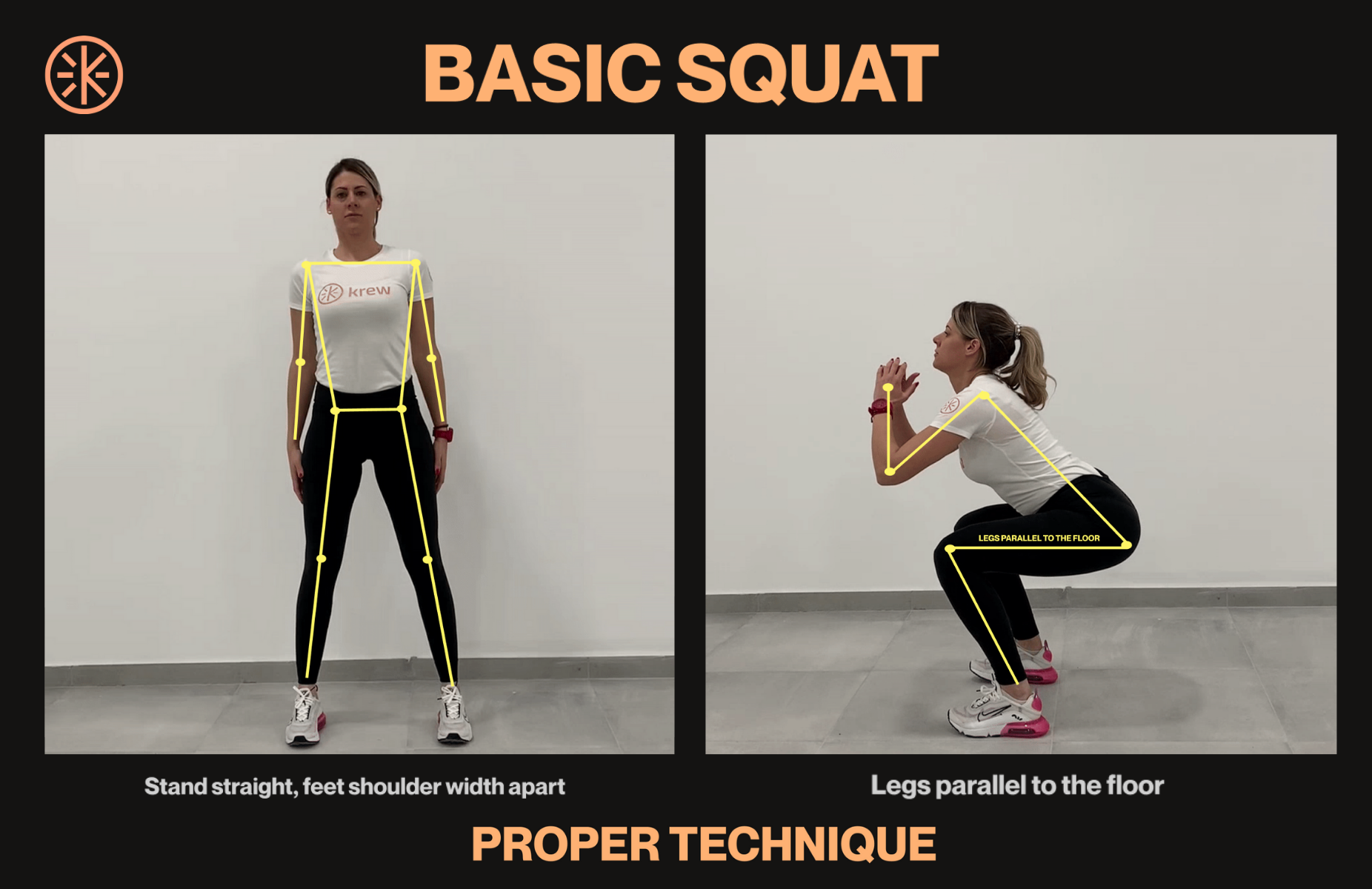 Three squat variations you can do at home